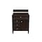 James Martin Vanities Brittany 30in Single Vanity Cabinet, Burnished Mahogany 650-V30-BNM - alternate 1